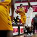 Ypsilanti junior Janeau Joubert is fouled on the side of the court in the second half of the game against Saginaw High on Tuesday, March 19. Daniel Brenner I AnnArbor.com